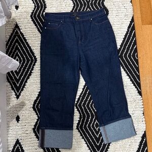 Ann Taylor The Cuffed Straight Jean